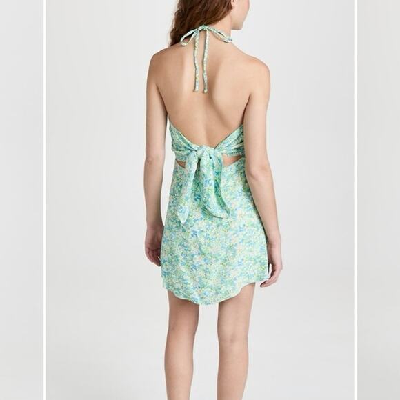 FAITHFULL THE BRAND Gaia Mini Dress Size S in Varenna Floral Print - Picture 9 of 9